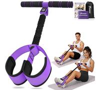 Upgraded Pedal Resistance Band with Handles, Foot Pedal Resistance Bands for Women, Core Abs Leg Training, Exercise Bands for Full Body Workout Fitness, Home Gym Equipment, Pilates & Physical Therapy