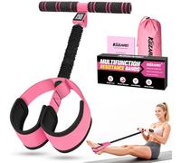 Upgraded Pedal Resistance Band with Handles, Multifunction Foot Pedal Resistance Bands for Abdomen,Waist,Arm, Core/ABS,Leg Workout at Home - Physical Therapy,Stretching,Strength Equipment for Women