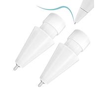 Upgraded Pen Tips for Apple iPad Pro Pencil 2nd Generation 0.78mm No Shrink Fine Point Precise Control Apple Pencil Tip Longer Tips High Strength Material White