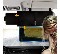 Upgraded Polarized Sun Visor Sunshade Extender for Car with Zipper Slider, Zeyitian Anti-Glare Car Sun Visor Extension Protects from Sun Glare, UV Rays, Snow Blindness, Universal for Cars, SUVs