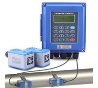 Upgraded Portable Digital Ultrasonic Clamp On Flow Meter for Industrial Liquid Flow Measurement