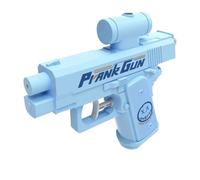 Upgraded Prank Water Gun, Prank Two-Way Waters Gun, Pranks Squirt Guns Can Spray from Front and Back, Creative Pranks Battle Toy Waters Guns Fight (Blue)
