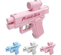 Upgraded Prank Water Gun Prank Water Sprayer Double-Sided Reverse New 2025 Compulsive Two-Way Waters Gun for Prank Lovers, Just Think About What Will Happen Next and You Will Want to Laugh(Pink)