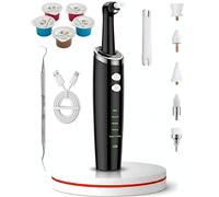 Upgraded Premium Teeth Polisher Plaque Remover for Teeth Whitening, Tooth Cleaner Teeth Cleaning Tarter Removal for Dental Cleaning Kit, Yellow Teeth Stain Remover with 5 Toothpaste (B01)