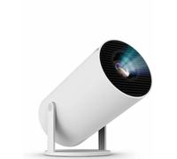 Upgraded Projector with WiFI 6 & Bluetooth Mini Portable Smart Video Theater 4K HD 1080P Outdoor Screen Movie Home TV Android PC Monitor 180° Games