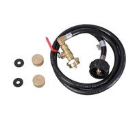 Upgraded Propanes Refills Adapter 4ft Stainless Steel Braided Hose for 1lb to 20lb Tanks Conversion Connector Refills Set