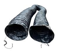 Upgraded PVC Flexible Duct Hosing 6~24 Inch 16 FT Exhaust Ducting Hose for Utility Blower Ventilation Fan Exhaust Fan(600mm/24in)