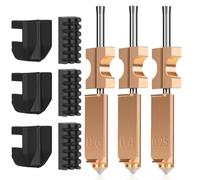 Upgraded Quick-Swap Nozzle Compatible with Flashforge AD5X 3D Printer, Detachable Rapid Heating 3D Printer Nozzle Support High Flow Printing -0.25mm+0.4mm+0.6mm