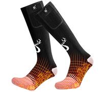 Upgraded Rechargeable Electric Heated Socks,7.4V 2216mAh Battery Powered Cold Weather Heat Socks for Men Women,Outdoor Riding Camping Hiking Motorcycle Skiing Warm Winter Socks