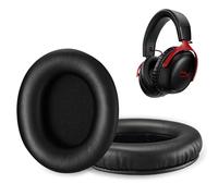 Upgraded Replacement Ear Pads Ear Cushions for Kingston HyperX Cloud 3 Headphones,HyperX Cloud Stinger/Cloud Flight/CloudX/Cloud 2/Cloud 3/Cloud Alpha Headsets,Thicker,More Comfortable,Black,1 Pair