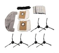 Upgraded Replacement Kit for Ultenic for T10 Vacuum with Rubber Roller Brush, Side Brushes, Filters, Cloths and Dust Bags