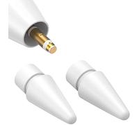 Upgraded Replacement Tips for Apple Pencil Pro/2nd Gen/1st Gen/USB-C,No Wear Out Pencil Nibs for Precise Control - Replacement Tips for Apple iPad Pencil White 2pack