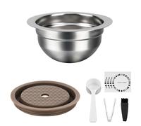 Upgraded Reusable Coffee Pods Compatible with Nespr*SSO Ve*rtuo, 150ML