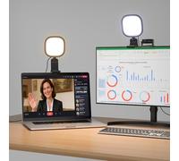 Upgraded Ring Light for Laptop with Phone Holder, Eye-Caring Desk Ringlight | Flicker-Free Diffused LED Light with 50 Modes, Adjustable Brightness & Colour Temperature for Zoom, Video Calls & Streaming