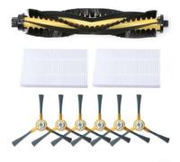 Upgraded Roller Brush Design with Anti Technology and 6 Side Brushes for Liectroux C30B Floor Cleaning Device