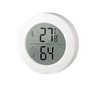Upgraded Round Rooms Thermometer Temperature Humidity Meter Adhesive Thermometer Comfort Icons for Household Indoor Room Humidity Temperature Gauges Digital Temperature Gauges Accurate Fast for