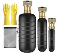 Upgraded Rubber Pipe Unclogger Set 3 Sizes Drain for 1in-6in Pipes No Plumber Needed Hair Grease Pipe Remover