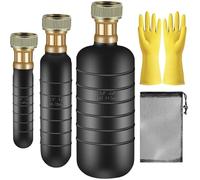Upgraded Rubber Pipe Unclogger Set 3 Sizes Drain for 1in-6in Pipes No Plumber Needed Strong Rubber Drain Expander