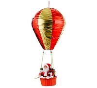 Upgraded Santa Decorations Hot Air Balloon Ceiling Santa Christmas Decoration Pendant Floating The Skies Air Hot Balloon Decorations Outdoor