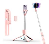 Upgraded Selfie Stick with Remote, Tripod for iPhone, Galaxy, Huawei, Xiao Mi Phones etc., Cell Phone Mount | All-in-One Travel Photography Master