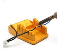 Upgraded Silicone Soldering Stand,LXIANGN Welding Soldering Holder Station Helping Hands Soldering Station with 5 Slots,1 Pc Sponge,Third Hand Soldering Iron Stand for 32AWG to 12AWG Wires