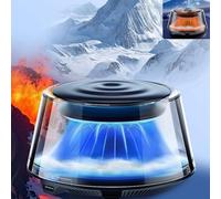Upgraded Smart Car Air Freshener,Multiple modes Ambient Light & Mist Fragrance With Auto On/Off Intensity Adjustable Mist Forseveral months,Volcano & Glacier Car Diffuser (Tangelo)
