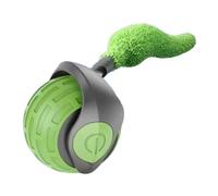Upgraded Smart Rolling Ball - Adjustable Speed, Long Battery Life | Tail Cat Toy | Indoor Cat Rolling Hunting Ball Toy | Two-Speed Adjustment