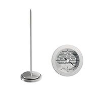 Upgraded Soil Thermometer Fast Response Stainless Steel Soil Tester Measurer No Battery Required for Bonsai Garden Thermometer for Indoor