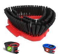 Upgraded Spin Mop Replace Scrub Mop Brush Compatible with O Cedar 1 Tank, Great for Kitchen, Deck, Bathroom and Shower Floor Scrubber (Large (Black 1 Pack))