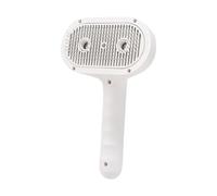 Upgraded Sprays Grooming Comb for Pet Deshedding Featuring Massage Tips and Push Out Pet Massage Sprays Brush