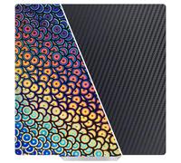 Upgraded Spring Steel Build Plate 355x355mm for Sovol SV03 SV08 Smooth Double-Sides PEK PET Sheet Flexible Printer Heated Bed for Voron 2.4 V2 350 3D Printer