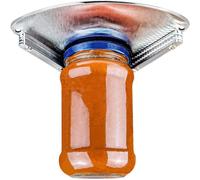 Upgraded Stainless Steel Jar Opener for Seniors, Under Cabinet Jar Openers for Weak Hands, Jar Lid & Bottle Cap Opener Tool, Under Counter Can Opener, One Handed Jar Opener