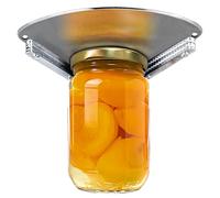 Upgraded Stainless Steel Under Cabinet Jar Opener for Seniors, Under Cabinet Jar Openers for Weak Hands, Jar Lid & Bottle Cap Opener Tool, Under Counter Can Opener, One Handed Jar opener