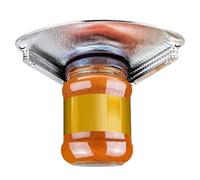 Upgraded Stainless Steel Under Cabinet Jar Opener for Weak Hands, Jar Lid Bottle Cap Tin Opener Tool Jar Openers for Seniors Weak Hands, Easy Grip One Handed Kitchen Gadgets