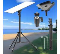 Upgraded Starlink Gen 3 Tripod & Pipe Adapter Mount - All-Terrain Dish Stand Kit for Rev 4 Standard (Camping, Hiking, Job Sites)