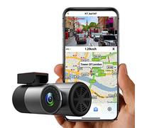 Upgraded Superlight Mini 02 Built in WiFi GPS Dash Cam Car Dashboard Camera Recorder, 64GB Micro Card Storage, 170° Wide Angle, Night Vision, Parking Mode, Super Capacitor