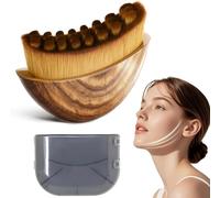 Upgraded Thickened Lymphatic Contour Brush with Rounded Edges to Prevent Scratching. Designed for Facial, Chin and Neck Drainage. Ergonomic Design Contours to Skin, Suitable for All Skin Types.