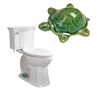 Upgraded Turtle Toilet Bolt Enhancements Fun & Functional Sea Toilet Bolt Caps Sea Theme Upgrades Decors OceanTurtle Caps Enhancements Lovely Bathroom Ornaments Bathroom Decorations Simple Install