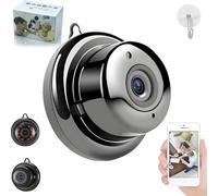 Upgraded Ultra-Invisible No-Plug Camera, 1080P WiFi Mini Hidden Camera with Two-Way Audio, Wireless Indoor Security Camera f, App Remote Viewing (1Pcs)