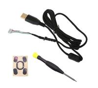 Upgraded Umbrella Rope Cable with Screwdriver & Feet Skates, Ergonomic Replacement for G102 Gaming Accessories Portable Accessories Repair