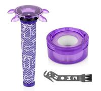 Upgraded V8 Replacement Filter Compatible with Dyson Car+Boat handheld vacuum cleaner, New Version V8 Cordless, V8 Animal Extra SV25, SV10, V8 FOCUS Mattress, Replace Part #965661-05 & 967478-05