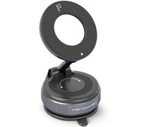 Upgraded Vacuum Magnetic Car Phone Holder, 360°Foldable Magnetic Cell Phone Holders Ultra Suction Cup Phone Mount for MagSafe Cell Phone Holders for Your Car/desk/Gym/Mirror Mount for Android & iPhone