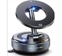 Upgraded Vacuum Magnetic Car Phone Holder 360° Reinforced 96LBS Ultra Suction Cup Phone Mount for MagSafe Cell Phone Holders for Your Car/Gym/Mirror Mount for iPhone & Android