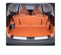 Upgraded Version Full Surround Leather Trunk Mat Car Modification Accessory For GWM For Wey 07 For Lanshan For Blue Mountain 2025 Car Boot Mat Liner(Orange)