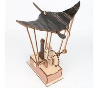 Upgraded Version Handmade Wooden Electric Bionic Manta Ray Ornament, Artisan Wooden Manta Ray Automaton with Swimming Motion, Lifelike Mechanical Ocean Decor for Home Office, Assembly Required