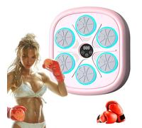 Upgraded version of smart music boxing machine Speed Adjustment Boxing Training Equipments with Boxing Gloves for home adults and children wall target striker reaction indoor electronic target