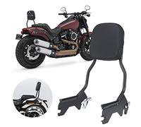 Upgraded version Rear Passenger Sissy Bar Backrest, Detachable Sissy Bar Upright Backrest Fit For Harley Softail Heritage Classic FLHC FLDE Street Bob FXBB 2018-2022