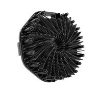 Upgraded Version Silicone Body Scrubber Gentle Exfoliating Shower Bath Brush for Sensitive Skin, Design for Lather Well Effective Body Cleaning for All Type of Skin (Black)