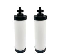 【Upgraded】Virego Ceramic Filter Silver Infused, Replacement for BB9-2 Water Filter, Repeatable Cleaning Filters Compatible with Berkey Gravity Filtration System, Certified by NSF/ANSI 42 (Pack of 2)