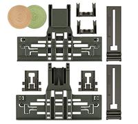 UPGRADED W10546503 Dishwasher Upper Rack Adjuster Compatible with Kitchenaid Whirlpool Dishwasher Parts Upper Rack WPW10546503 Dishwasher Top Rack Adjuster W10195840 Rack Adjuster Replacement